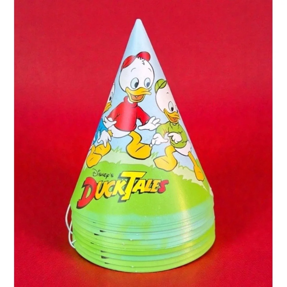 VTG Disney DuckTales Party Hats Set of 13 Huey Dewey Louie 1980s Unused